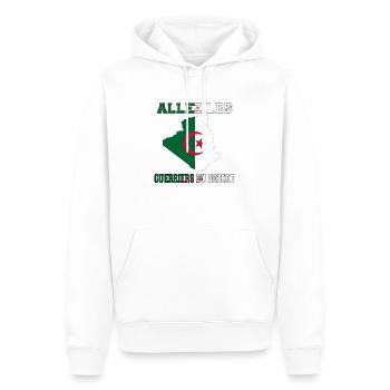 Allez LES Guerriers du désert Maillot de Pied - Sweat à capuche Premium bio Homme - blanc - Devant - Nico (187cm)