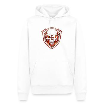Armée, Guerre, Militaire, Uniforme, Force, Soldat Camouflage - Sweat à capuche Premium bio Homme - blanc - Devant - Nico (187cm)