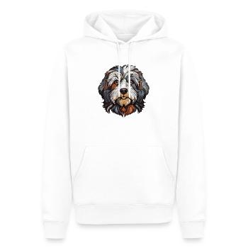 niedlicher hund - Männer Premium Bio Hoodie - Weiß - Vorne - Nico (187cm)