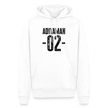 Adıyaman 02 – Stolz auf eine vielfältige Heimat - Männer Premium Bio Hoodie - Weiß - Vorne - Nico (187cm)