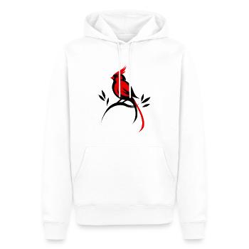 Cardinal - Sweat à capuche Premium bio Homme - blanc - Devant - Nico (187cm)