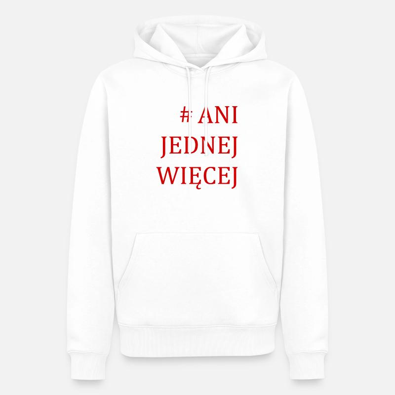 Nicht noch einer - Männer Premium Bio Hoodie - Weiß