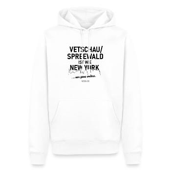 Vetschau/Spreewald - Männer Premium Bio Hoodie - Weiß - Vorne - Nico (187cm)