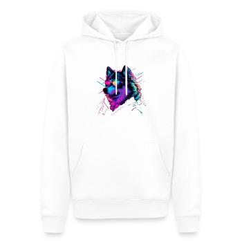 Alaskan Malamute Dogs Alaskan Malamutes - Männer Premium Bio Hoodie - Weiß - Vorne - Nico (187cm)