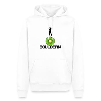 bouldern bouldergil bouldert boulderroute top kiwi - Männer Premium Bio Hoodie - Weiß - Vorne - Nico (187cm)