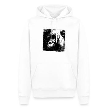 Wildtiere - Männer Premium Bio Hoodie - Weiß - Vorne - Nico (187cm)