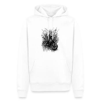 Motorrad Splash Fahrer Style Geländefahrt - Männer Premium Bio Hoodie - Weiß - Vorne - Nico (187cm)