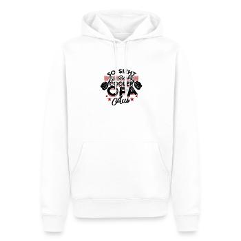 So sieht ein richtig cooler Opa aus - Familie - Männer Premium Bio Hoodie - Weiß - Vorne - Nico (187cm)