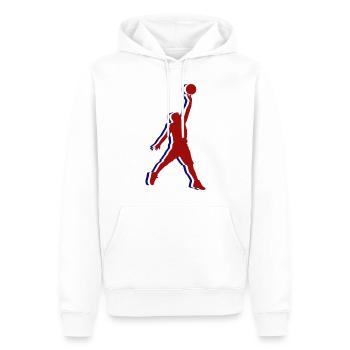 Basketballer Frankreich Sport - Männer Premium Bio Hoodie - Weiß - Vorne - Nico (187cm)