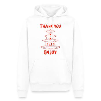 Asiatisches Chinesisches Essen Dim Sum I Geschenk - Männer Premium Bio Hoodie - Weiß - Vorne - Nico (187cm)