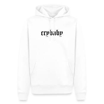 crybaby - Männer Premium Bio Hoodie - Weiß - Vorne - Nico (187cm)