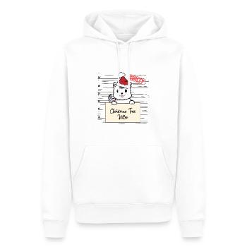 Weihnachtsbaum Umschubser Einhorn Katze - Männer Premium Bio Hoodie - Weiß - Vorne - Nico (187cm)