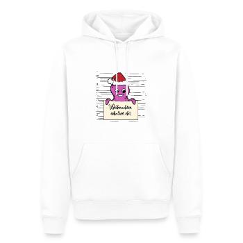 Es eskaliert eh lustige Weihnachten Oktopus - Männer Premium Bio Hoodie - Weiß - Vorne - Nico (187cm)
