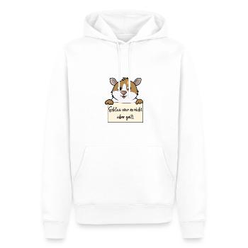 Meerschweinchen lustiger Spruch humor Gefängnisbil - Männer Premium Bio Hoodie - Weiß - Vorne - Nico (187cm)