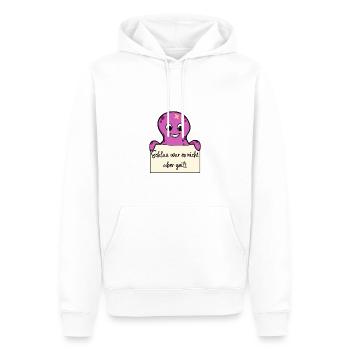 Oktopus lustiger Spruch humor Gefängnisbild - Männer Premium Bio Hoodie - Weiß - Vorne - Nico (187cm)