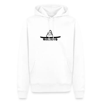 Rollstuhl - Männer Premium Bio Hoodie - Weiß - Vorne - Nico (187cm)