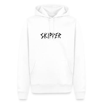 Skipper Segler Segeln - Männer Premium Bio Hoodie - Weiß - Vorne - Nico (187cm)