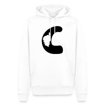 c corse map - Men’s Premium Organic Hoodie - white - Front - Nico (187cm)