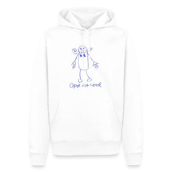 Opa ist cool - Männer Premium Bio Hoodie - Weiß - Vorne - Nico (187cm)