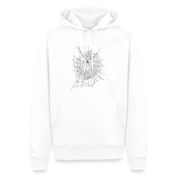 Spider - Männer Premium Bio Hoodie - Weiß - Vorne - Nico (187cm)