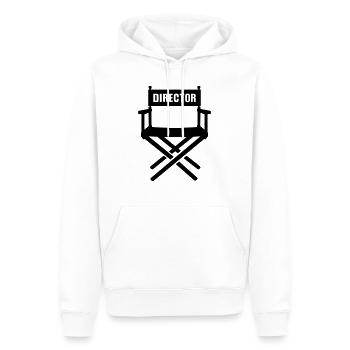 Stuhl - Männer Premium Bio Hoodie - Weiß - Vorne - Nico (187cm)
