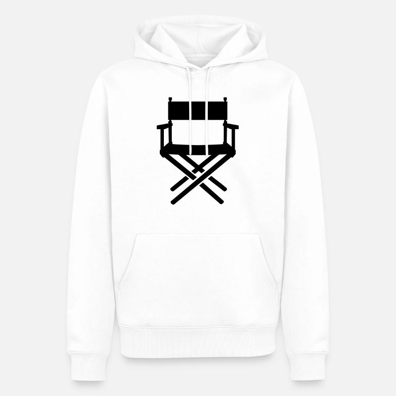 Stuhl - Männer Premium Bio Hoodie - Weiß