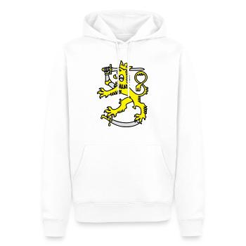 finnisches symbol finnland löwenflagge - Männer Premium Bio Hoodie - Weiß - Vorne - Nico (187cm)