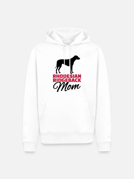 Rhodesian Ridgeback - Männer Premium Bio Hoodie - Weiß