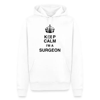 Arzt / Medizin / Chirurg / Chirurgie - Männer Premium Bio Hoodie - Weiß - Vorne - Nico (187cm)
