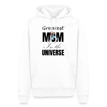 Danse Musique de danse - Sweat à capuche Premium bio Homme - blanc - Devant - Nico (187cm)