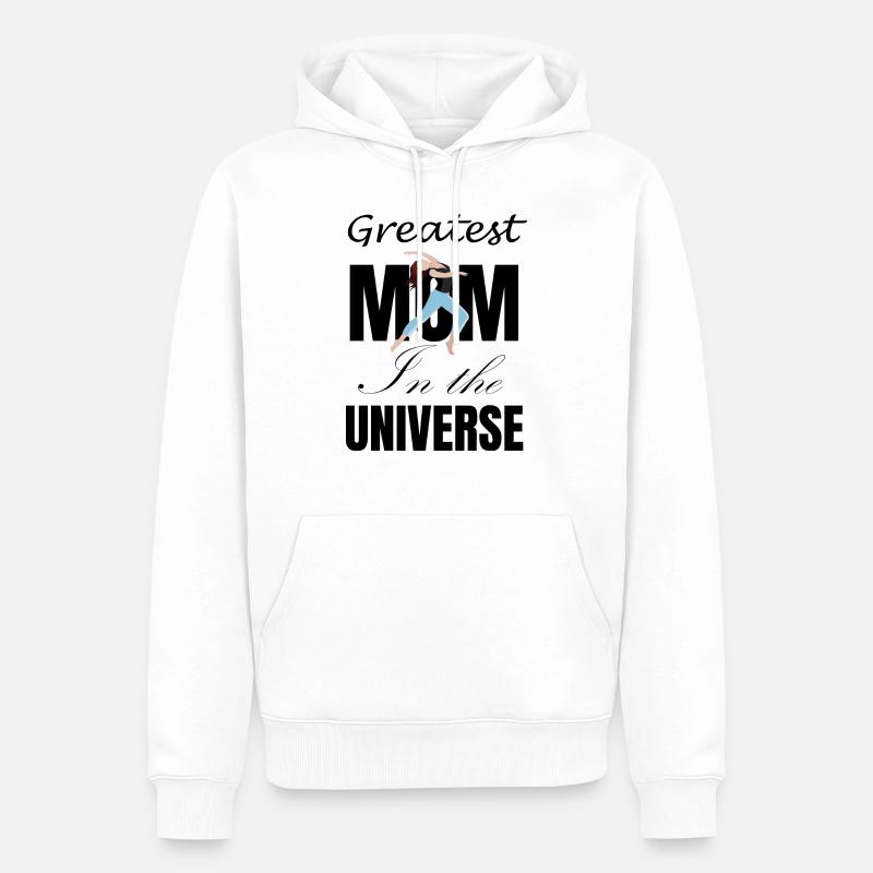Danse Musique de danse - Sweat à capuche Premium bio Homme - blanc