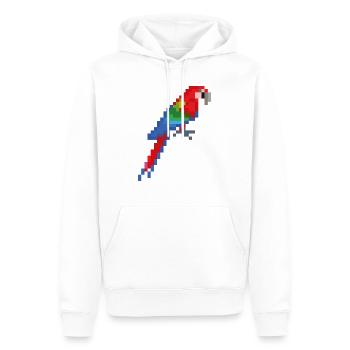 Vogel - Männer Premium Bio Hoodie - Weiß - Vorne - Nico (187cm)