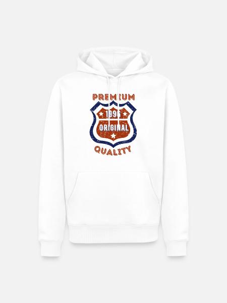 Premium quality 1996 - Men’s Premium Organic Hoodie - white
