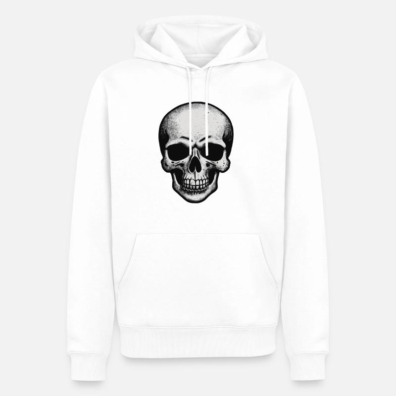 Image 2011 - Sweat à capuche Premium bio Homme - blanc