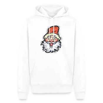 Weihnachtsmann - Männer Premium Bio Hoodie - Weiß - Vorne - Nico (187cm)