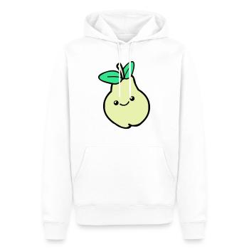 Bande dessinée Poire 02 - Sweat à capuche Premium bio Homme - blanc - Devant - Nico (187cm)