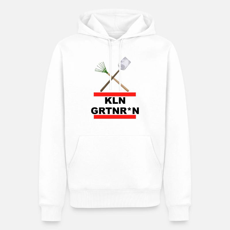 Kleingarten - Kleingärtner*in - Männer Premium Bio Hoodie - Weiß