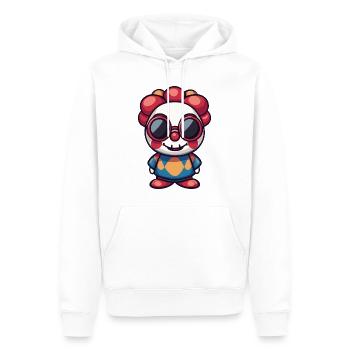 Halloween Clown Cool - Männer Premium Bio Hoodie - Weiß - Vorne - Nico (187cm)