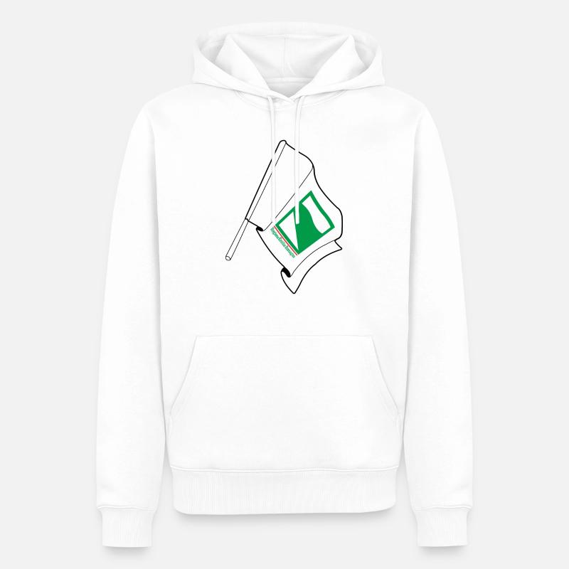 Flag: Emilia, Romagna, Italy - Men’s Premium Organic Hoodie - white