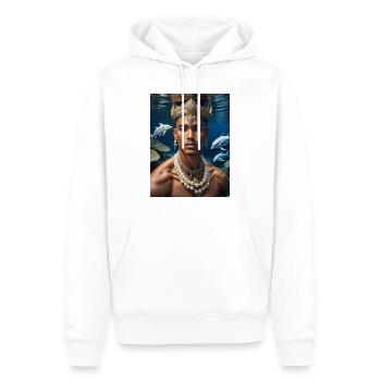 Lord of the Ocean - Männer Premium Bio Hoodie - Weiß - Vorne - Nico (187cm)