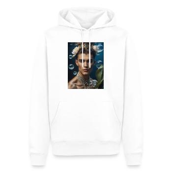 Lord of the Ocean - Männer Premium Bio Hoodie - Weiß - Vorne - Nico (187cm)