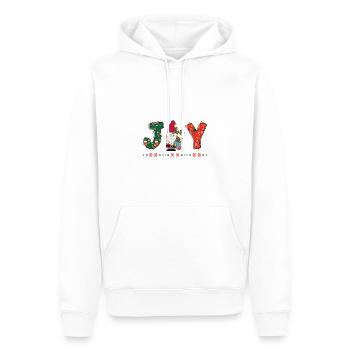 Frohe Weihnachten Weihnachtsmann Hohoho - Männer Premium Bio Hoodie - Weiß - Vorne - Nico (187cm)