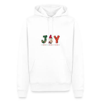 Frohe Weihnachten Weihnachtsmann Hohoho - Männer Premium Bio Hoodie - Weiß - Vorne - Nico (187cm)