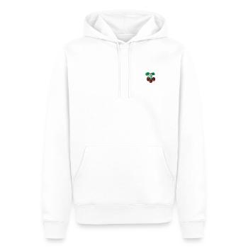 Strawberry - Männer Premium Bio Hoodie - Weiß - Vorne - Nico (187cm)