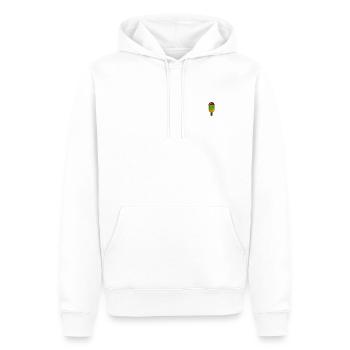 Eis am Stiel - Männer Premium Bio Hoodie - Weiß - Vorne - Nico (187cm)