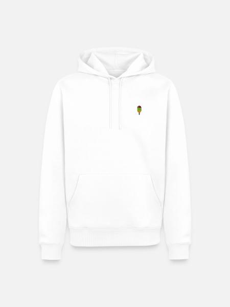 Popsicles - Sweat à capuche Premium bio Homme - blanc