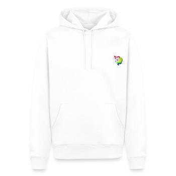 My Little Pony Retro Design Brodé - Sweat à capuche Premium bio Homme - blanc - Devant - Nico (187cm)