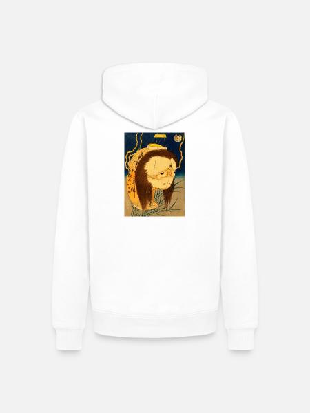 Oiwa-san - Männer Premium Bio Hoodie - Weiß