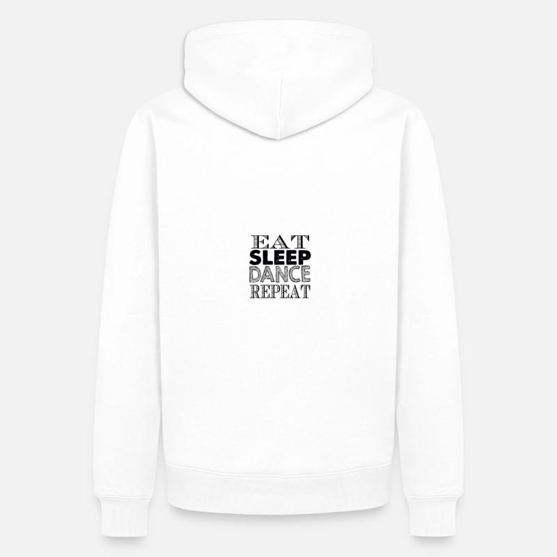 Cadeau de danseur de danse danse - Sweat à capuche Premium bio Homme - blanc