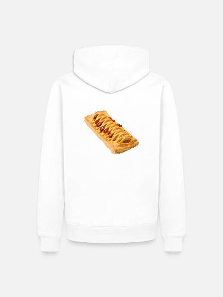 Frikandel Brötchen - Männer Premium Bio Hoodie - Weiß